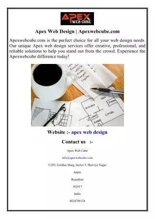 Apex Web Design   Apexwebcube.com
