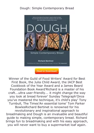 pdf❤(download)⚡ Dough: Simple Contemporary Bread