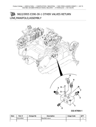 JCB 225 T4 WHEELED Robot Parts Catalogue Manual (Serial Number 02427801-02428800)