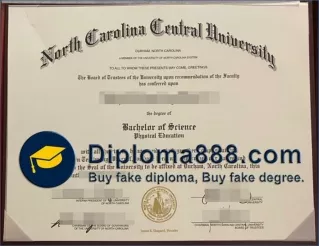 How long to buy a North Carolina Central University degree certificate?