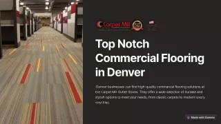 Top Notch Commercial Flooring in Denver