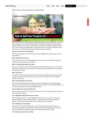 best-site-to-sell-property-in-delhi-ncr