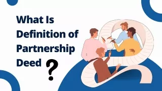 What Is Definition of  Partnership Deed