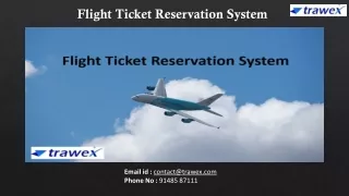 Flight Ticket Reservation System