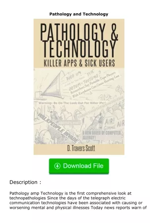 full✔download️⚡(pdf) Pathology and Technology