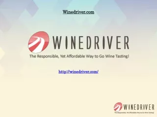 Napa wine driver