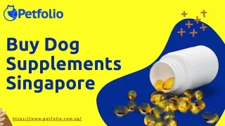 Buy Dog Supplements Singapore
