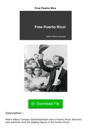 read ❤️(✔️pdf✔️) Free Puerto Rico