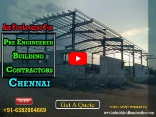 Commercial PEB Manufacturers Coimbatore