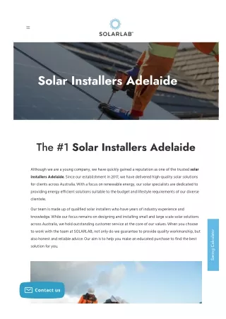 Solar Installers Adelaide