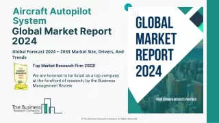 Aircraft Autopilot System Market Share, Trends, Size And Forecast To 2033