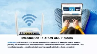 xPON  ONU Routers | UBIQCOM INDIA