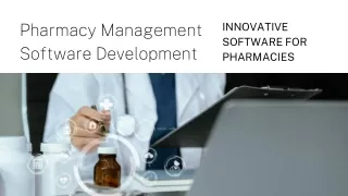 Pharmacy Management Software Development