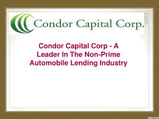 Condor Capital Corp