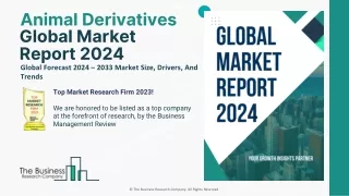 Animal Derivatives Market Size, Share And Forecast To 2033