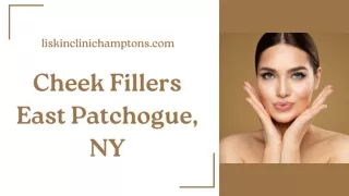 Cheek Fillers East Patchogue, NY