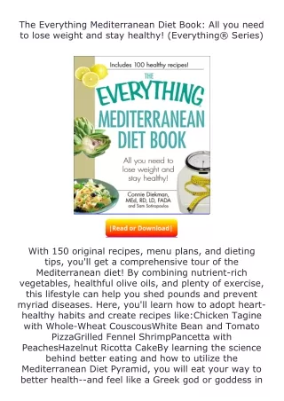 (❤️pdf)full✔download The Everything Mediterranean Diet Book: All you need t