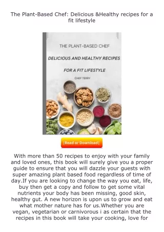 [READ]⚡PDF✔ The Plant-Based Chef: Delicious & Healthy recipes for a fit lif