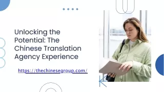 Unlocking the Potential_ The Chinese Translation Agency Experience