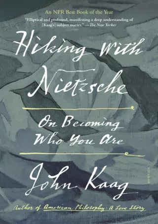 ❤[PDF]⚡  Hiking with Nietzsche: On Becoming Who You Are