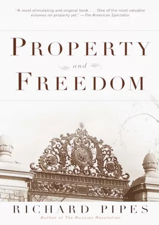 ❤[READ]❤ Property and Freedom