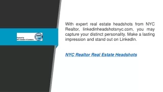 Nyc Realtor Real Estate Headshots  Linkedinheadshotsnyc.com