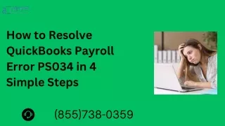 How to Resolve QuickBooks Payroll Error PS034 in 4 Simple Steps