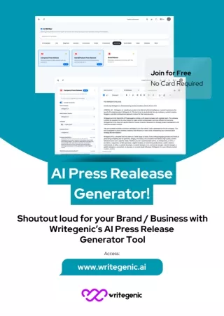 AI Press Release Generator by Writegenic (Doc)