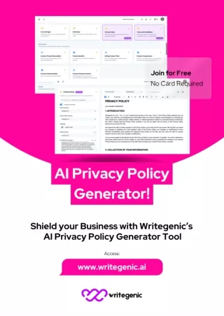 AI Privacy Policy Generator by Writegenic (Doc)