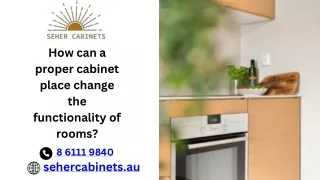 How Can a Proper Cabinet Place Change the Functionality of Rooms