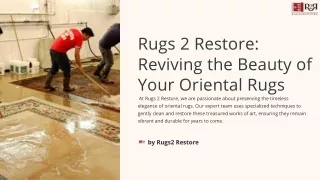 Oriental Rug Cleaning