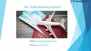 Air Ticket Booking System