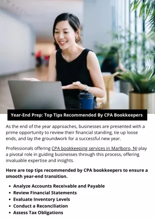 Year-End Prep: Top Tips Recommended By CPA Bookkeepers