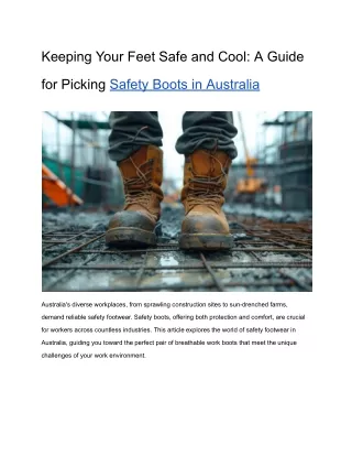 Keeping Your Feet Safe and Cool_ A Guide for Picking Safety Boots in Australia (1)