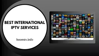 Best International IPTV Services