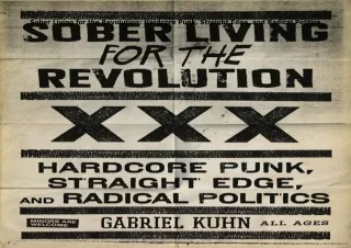 Ebook❤️(download)⚡️ Sober Living for the Revolution: Hardcore Punk, Straight Edge, and Rad