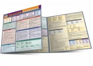 Download  [PDF]  Spanish Grammar (Quick Study)
