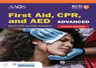 ⭐ DOWNLOAD/PDF ⚡ Advanced First Aid, CPR, and AED