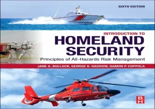 ❤ PDF/READ ⚡  Introduction to Homeland Security: Principles of Al