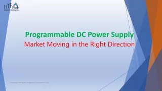 Programmable DC Power Supply Market