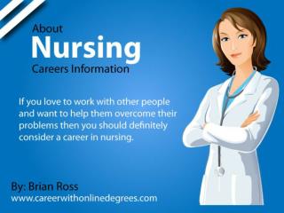 About nursing careers information