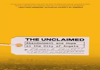 ✔ Download Book ▶️ [PDF]  The Unclaimed: Abandonment and Hope in the City of Ang