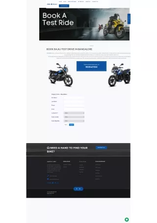 Bajaj Test Drive In Bangalore | Book Bajaj Bike Online - Amba Bajaj