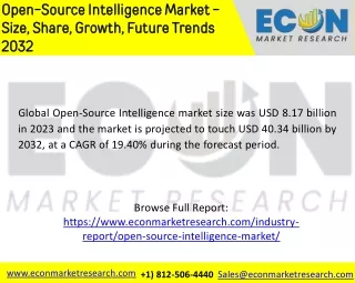 Open-Source Intelligence Market