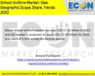 School Uniform Market