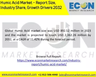 Humic Acid Market