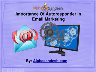 Importance Of Autoresponder In Email Marketing