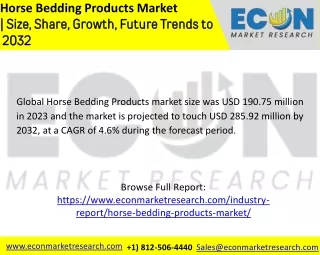 Horse Bedding Products Market is Booming Worldwide to Show Significant Growth by