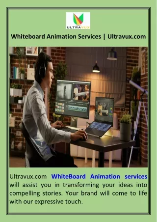 Whiteboard Animation Services  Ultravux.com