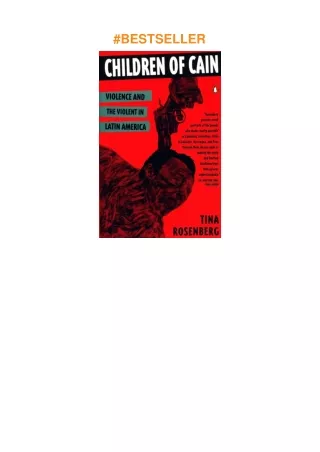 download❤pdf Children of Cain: Violence and the Violent in Latin America